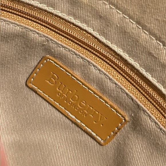 BURBERRY BLUE LABEL Nova Check Plaid Shoulder Bag Canvas Leather Tan Black Red - Picture 16 of 16